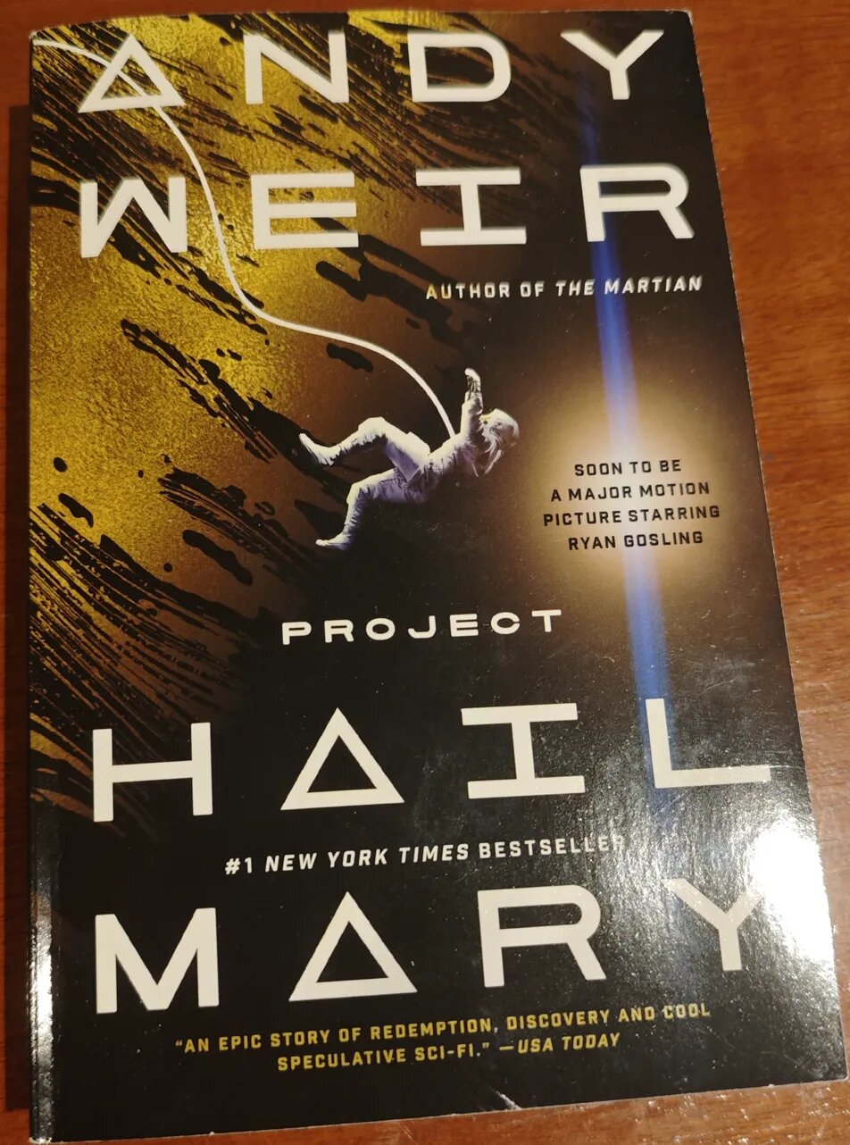 Project Hail Mary book cover